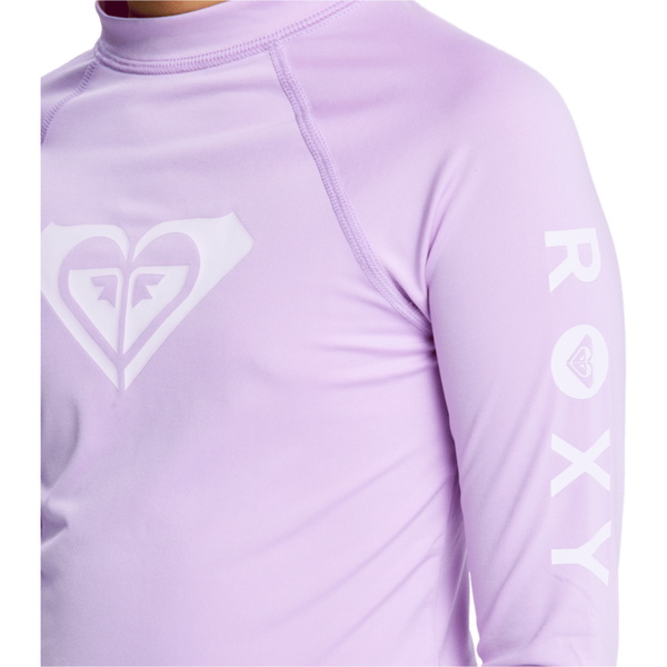 2026 Roxy Junior Whole Hearted Langarm-Lycra-Weste ERGWR03490 - Crocus Petal